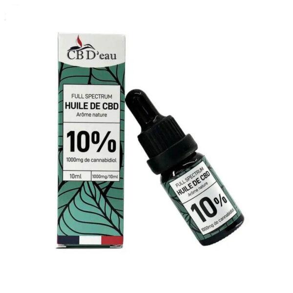 Huile CBD 10% CBD'eau