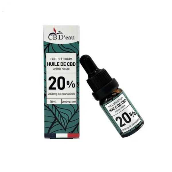 Huile CBD 20% CBD'eau