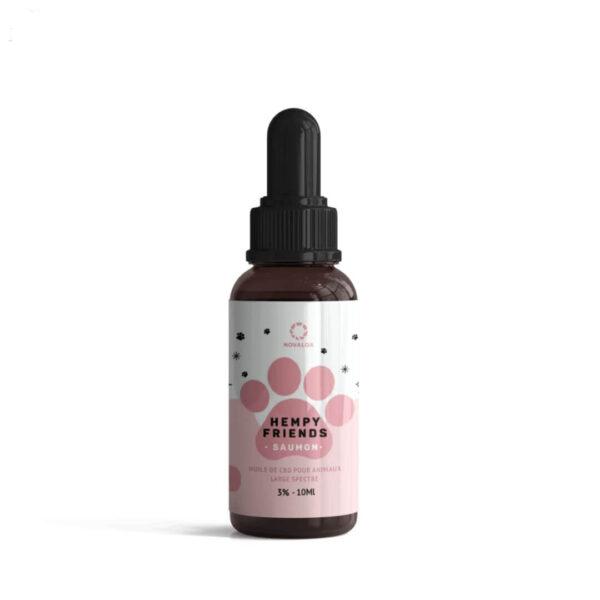 Huile CBD animaux 3% saumon Novaloa