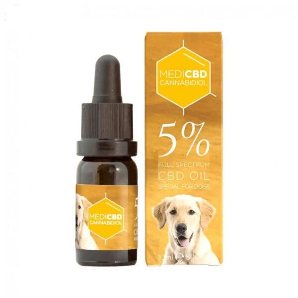 Huile CBD pour chien 5% MediCBD